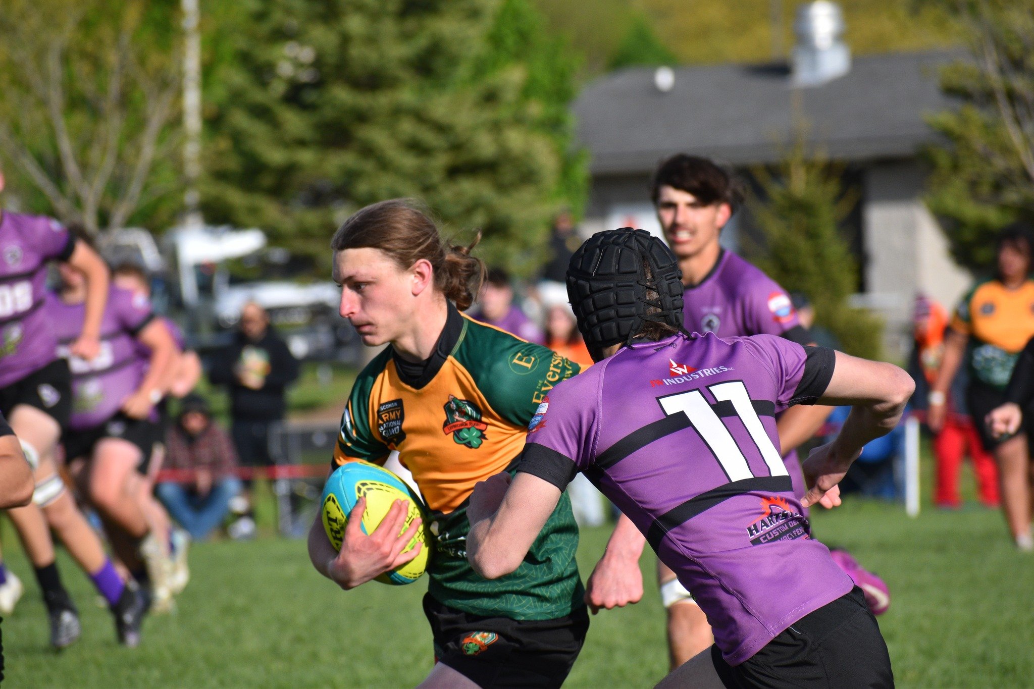 Youth rugby action in NE Wisconsin